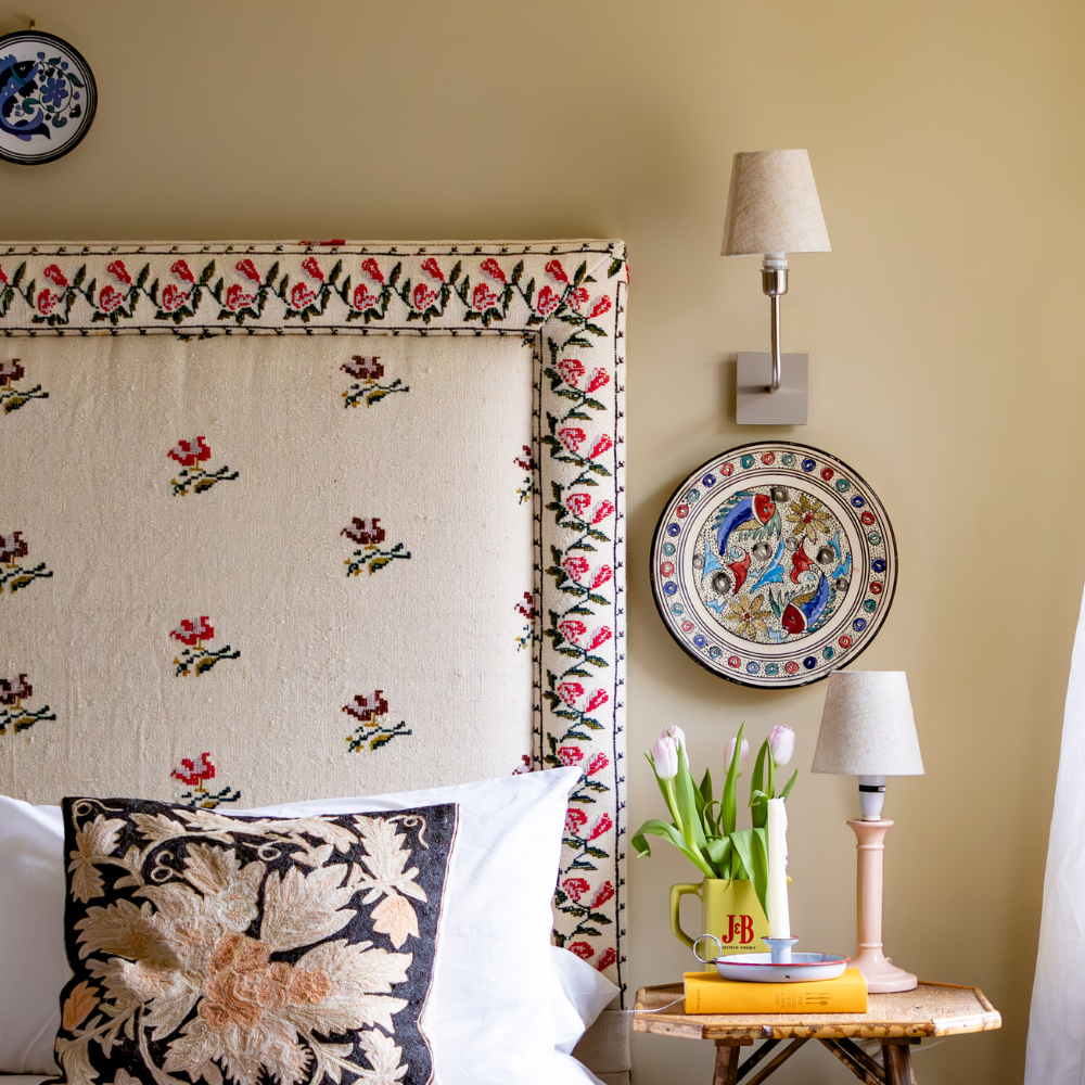 Decorating with Vintage Textiles: Rebecca Simmons
