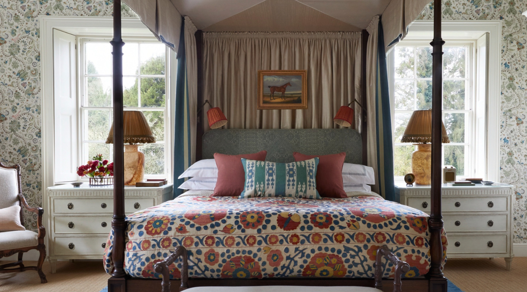 Decorating with Vintage Textiles: Henriette von Stockhausen, VSP Interiors