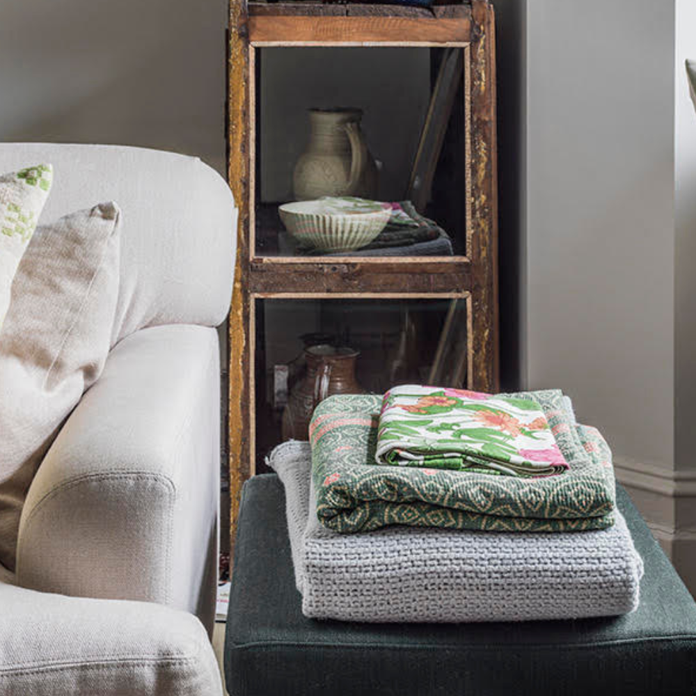 Decorating with Vintage Textiles: Victoria Covell