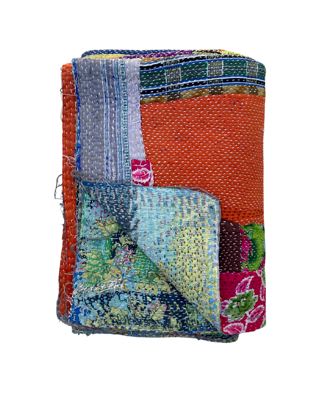 Patchwork Kantha Quilt No. 832