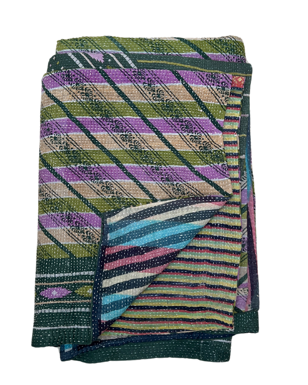 Midweight Kantha Quilt No. 612
