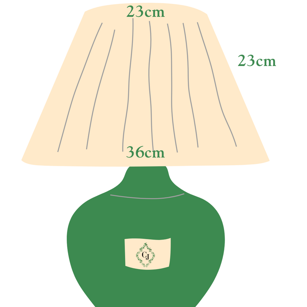 
                      
                        36cm Orange Silk Sari Lampshade with Blue Trim
                      
                    