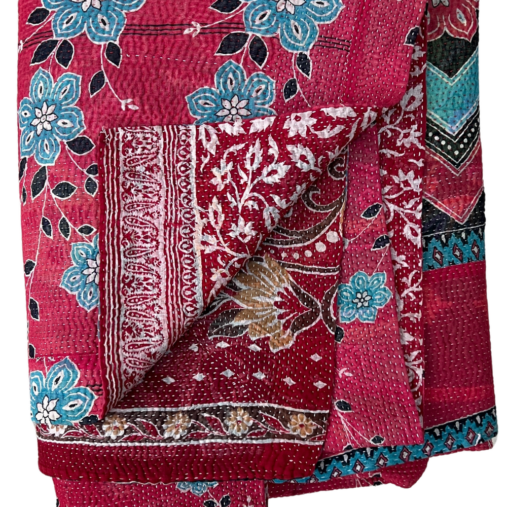 
                      
                        Midweight Kantha Quilt No. 746
                      
                    