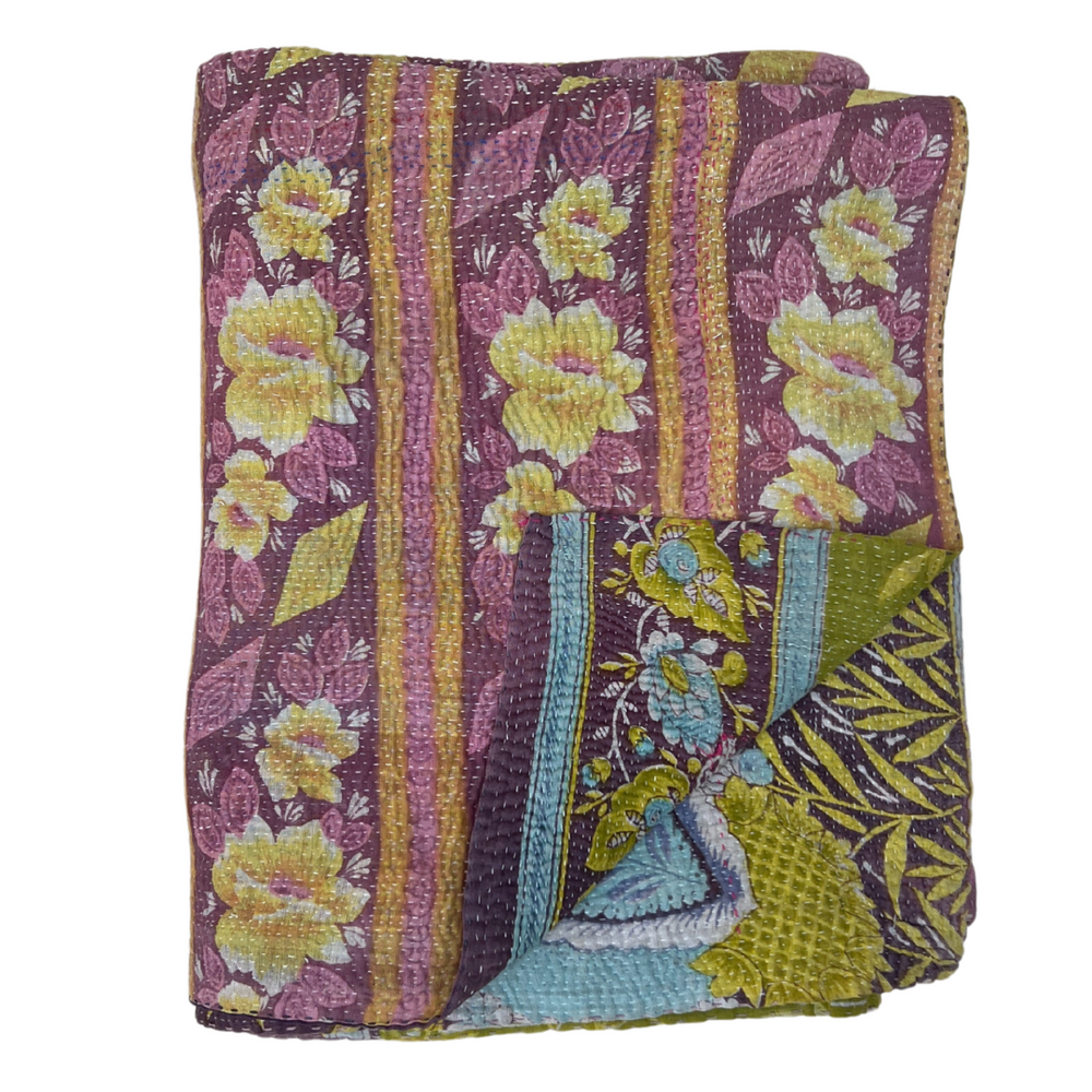 Midweight Kantha Quilt No. 796