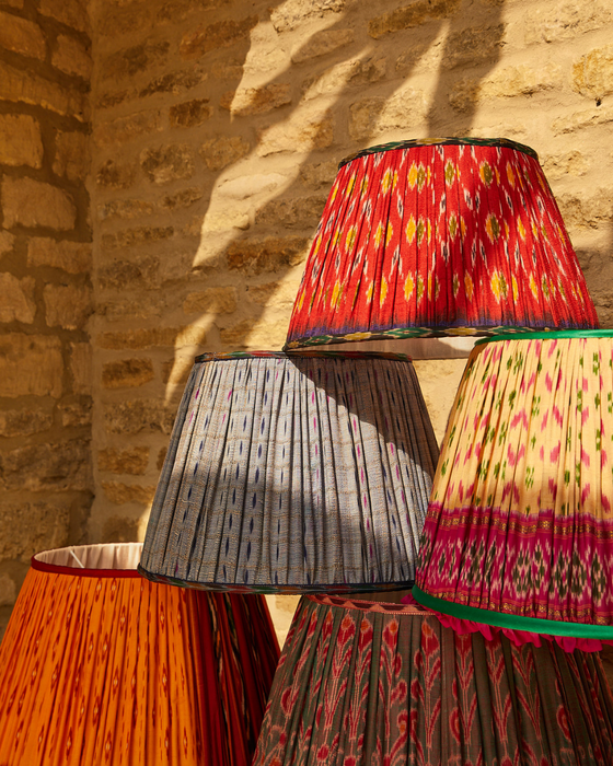Create a Vintage Silk Sari Lampshade