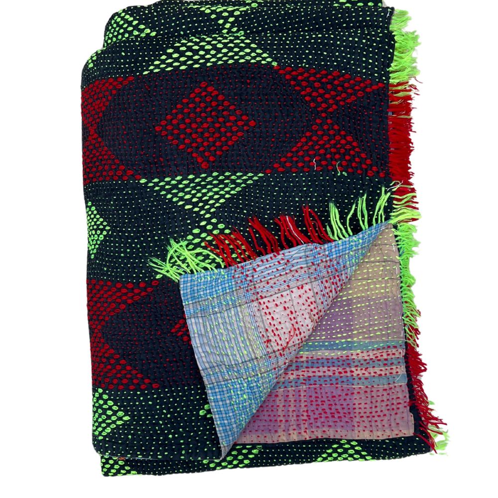 Midweight Kantha Quilt No. 802