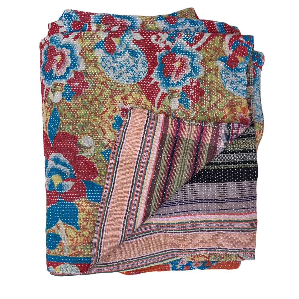 Midweight Kantha Quilt No. 788