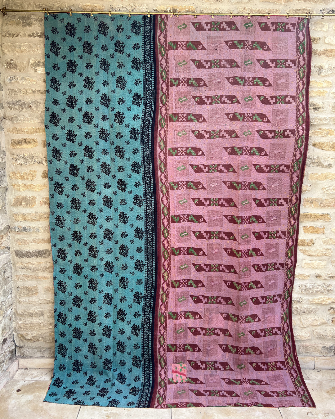 Midweight Kantha Quilt No. 791