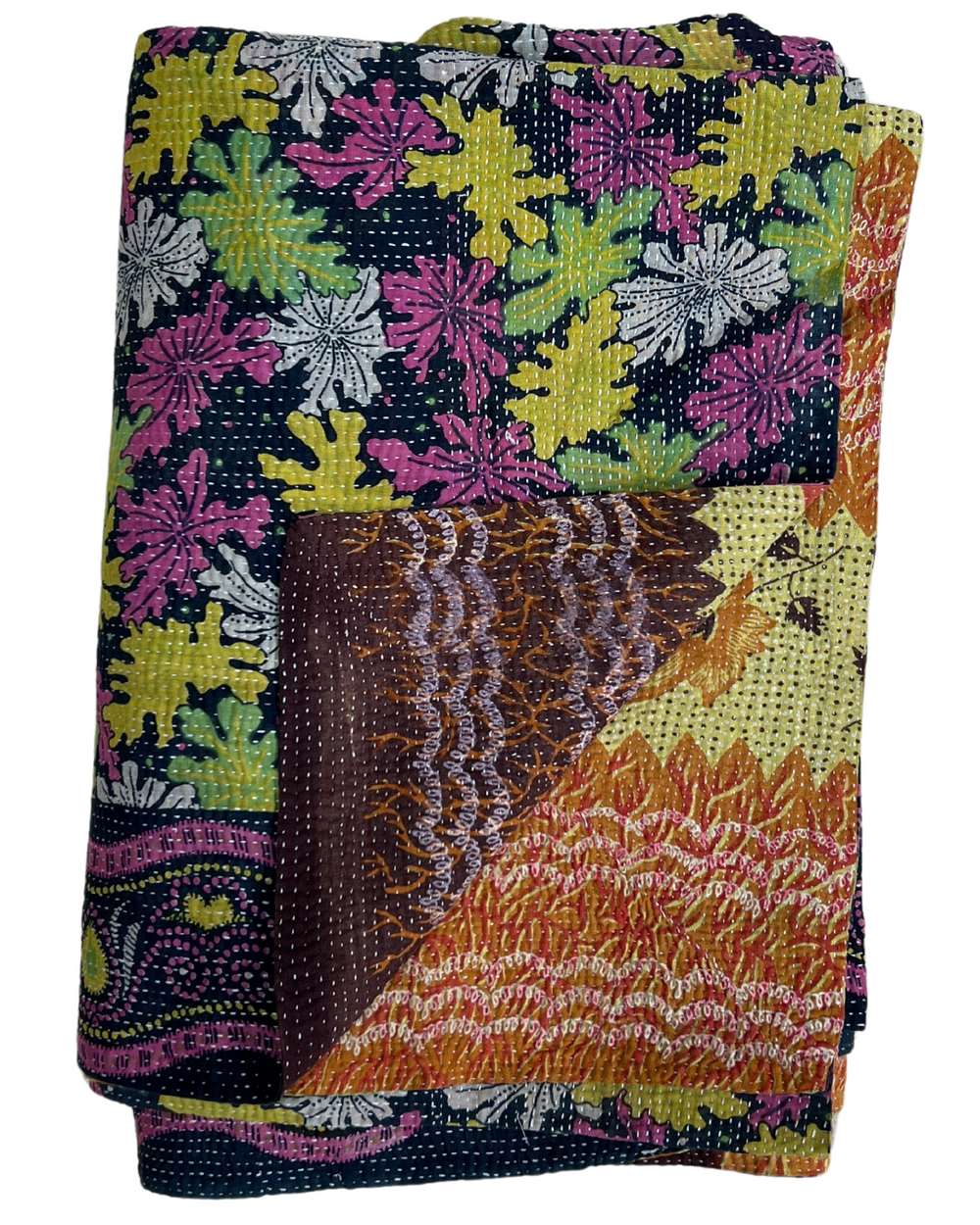 Lightweight Kantha Quilt No. 677