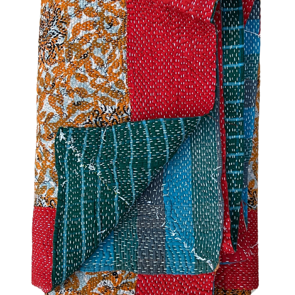 Midweight Kantha Quilt No. 754