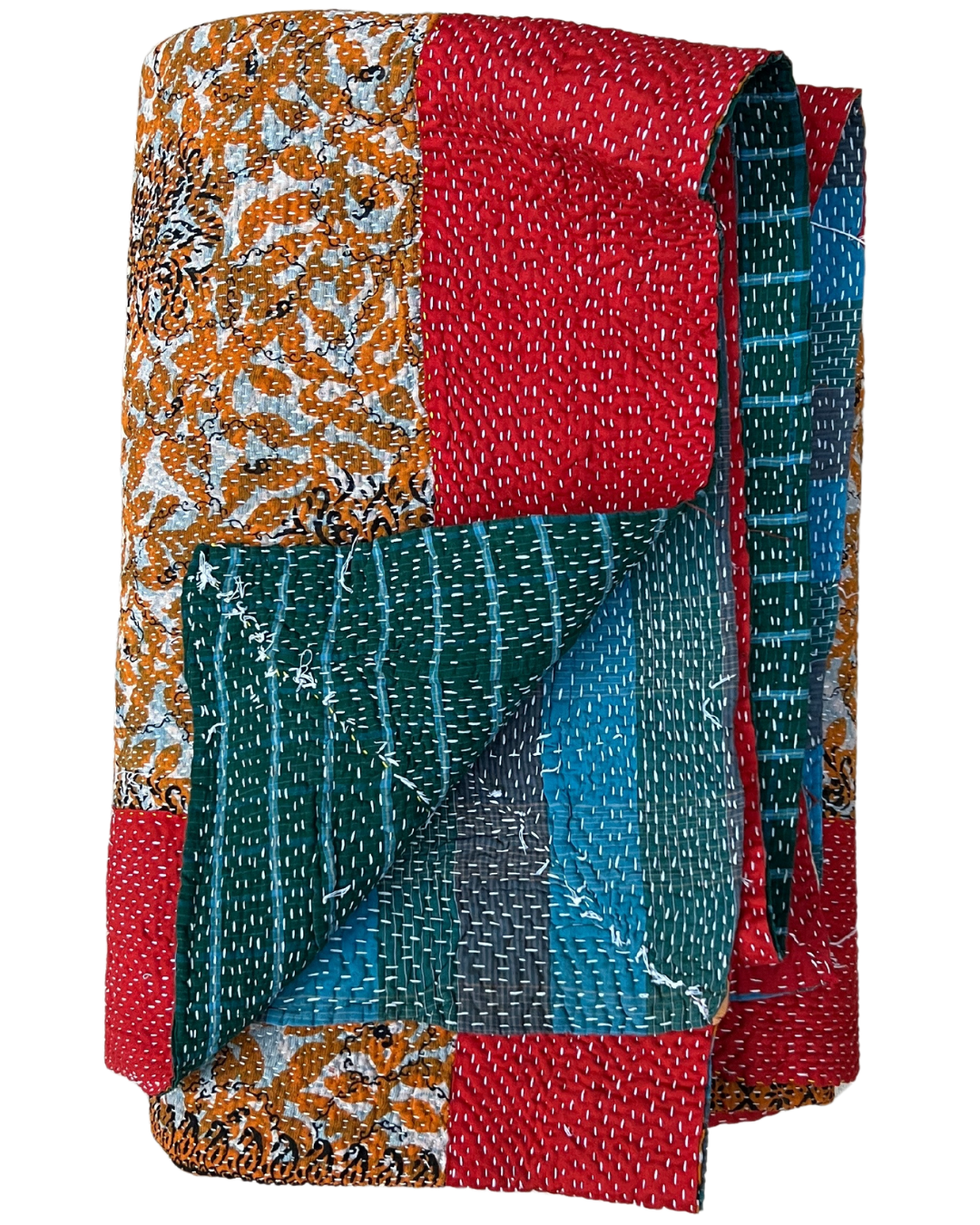 Midweight Kantha Quilt No. 754