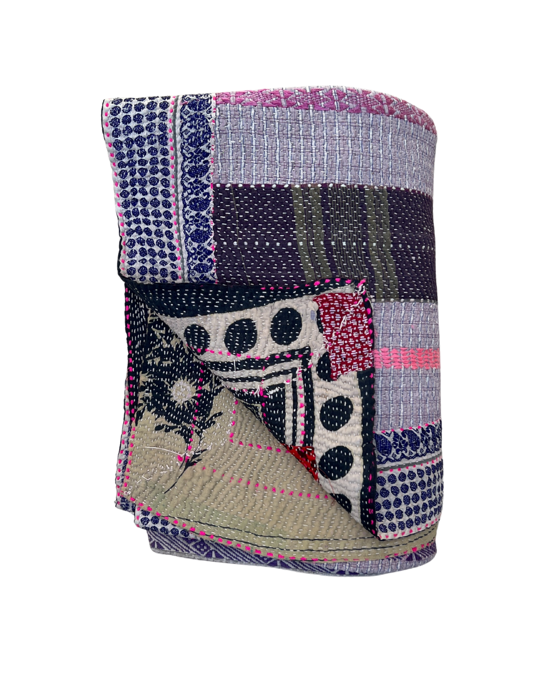 Patchwork Kantha Quilt No. 835