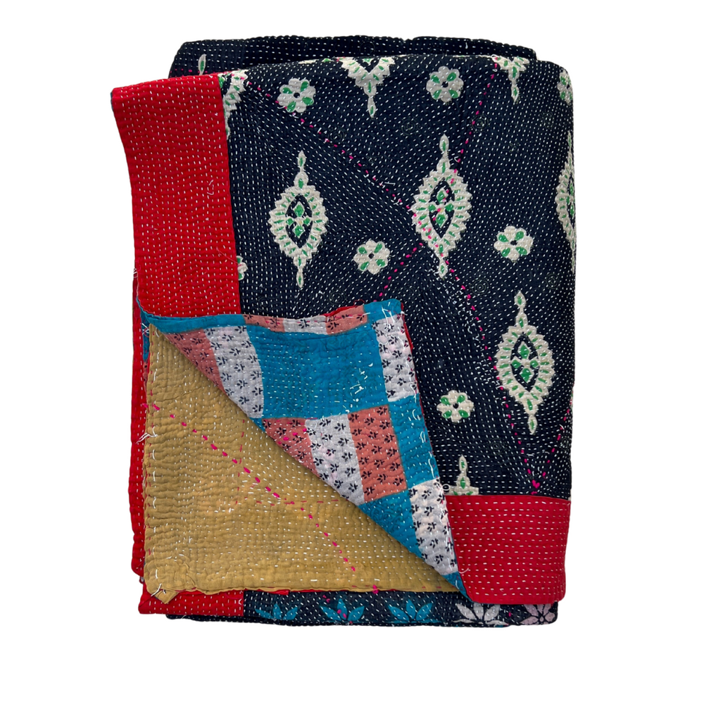 Heavyweight Kantha Quilt No. 827