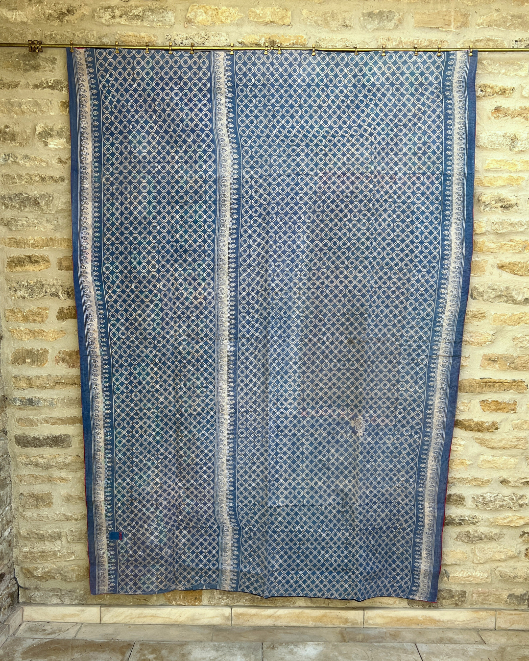 Lightweight Kantha Quilt No. 822