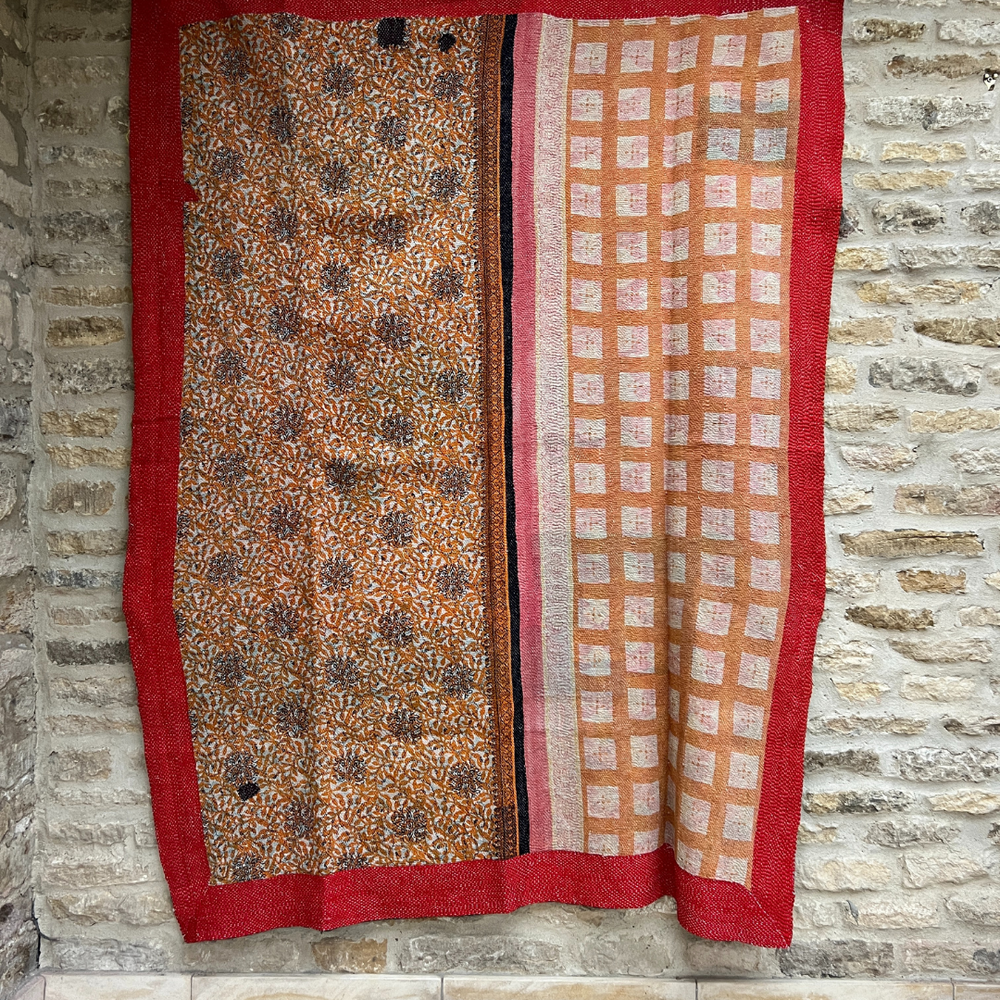 Midweight Kantha Quilt No. 754