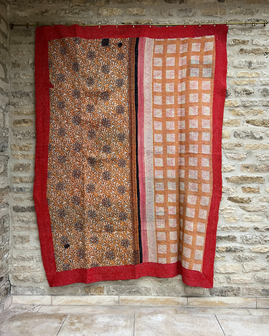 Midweight Kantha Quilt No. 754