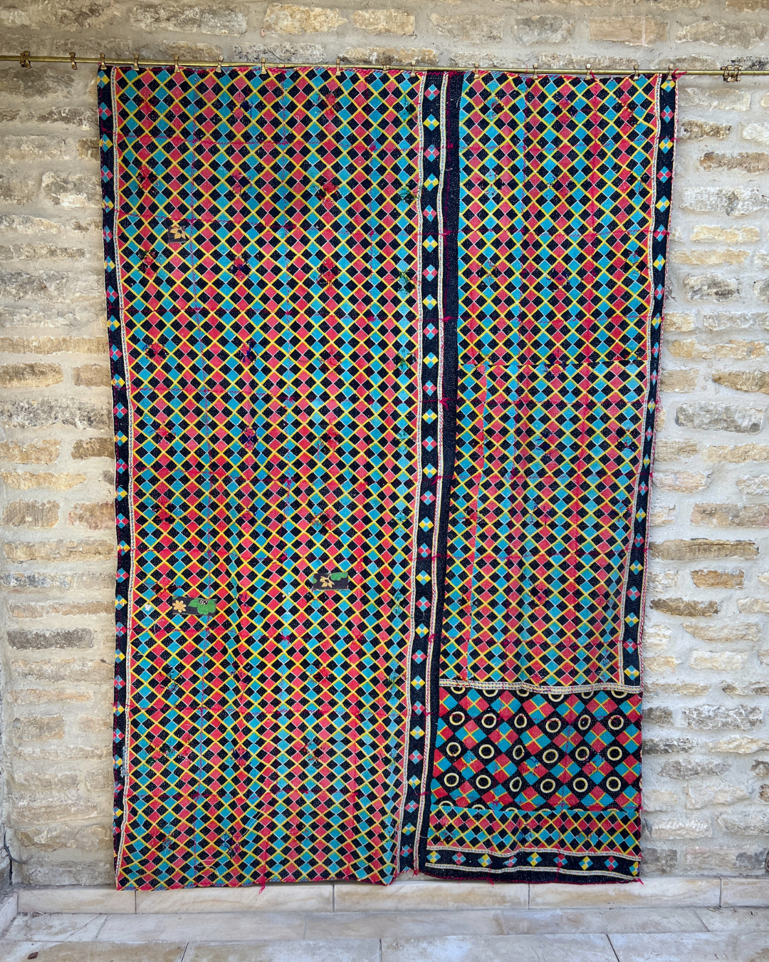 Midweight Kantha Quilt No. 801