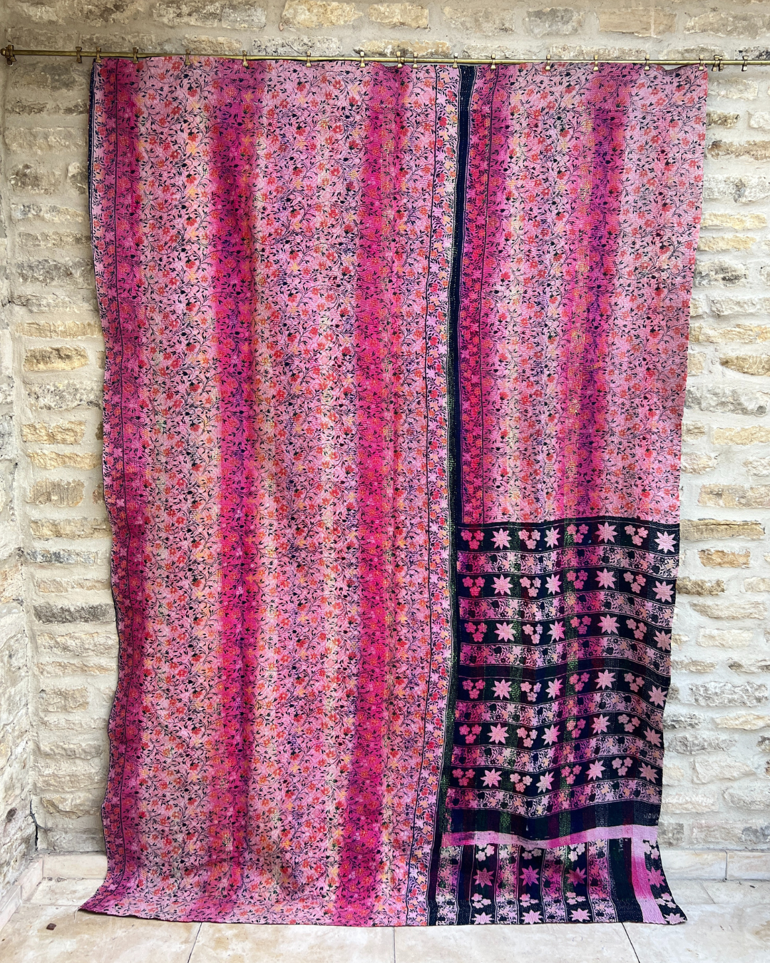 Midweight Kantha Quilt No. 792