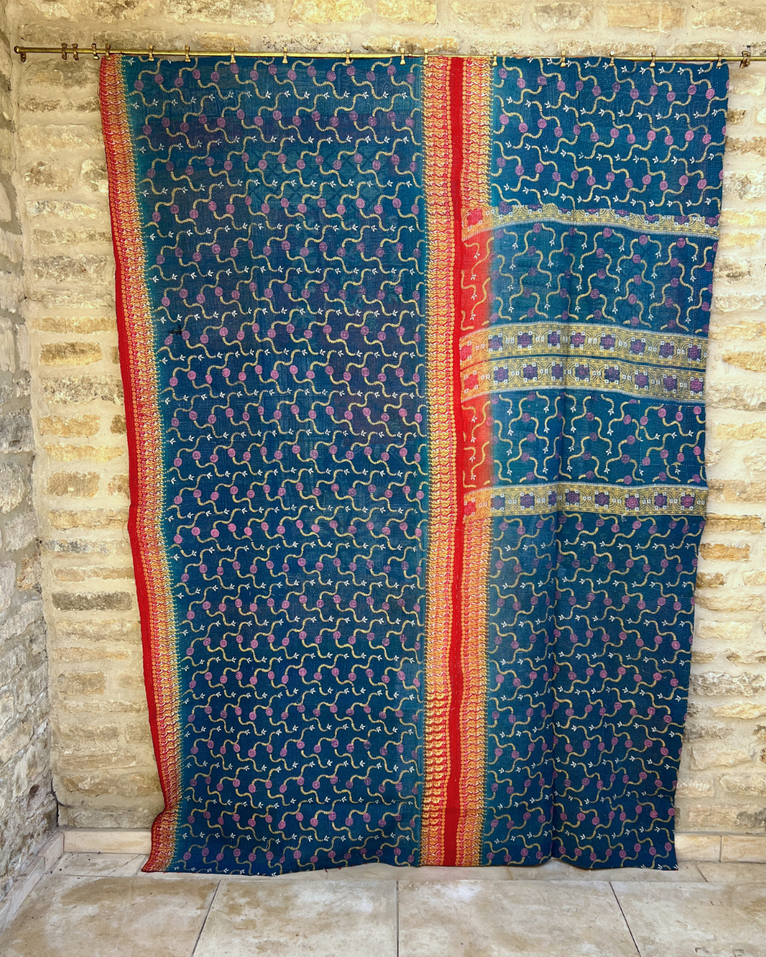 Midweight Kantha Quilt No. 819