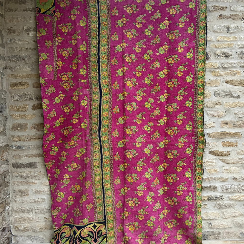 
                      
                        Midweight Kantha Quilt No. 719
                      
                    