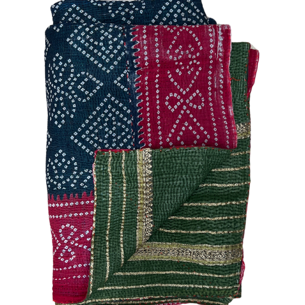 
                      
                        Midweight Kantha Quilt No. 800
                      
                    