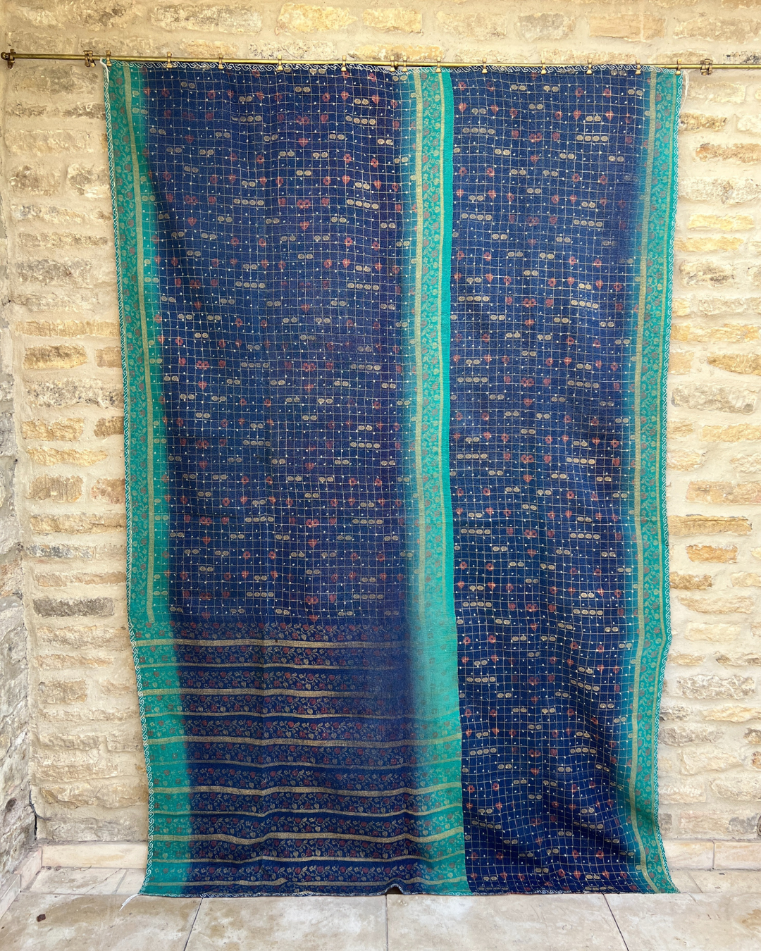 Midweight Kantha Quilt No. 784