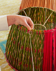  Create a Vintage Silk Sari Lampshade