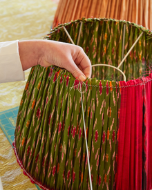  Bespoke Vintage Silk Sari Lampshade