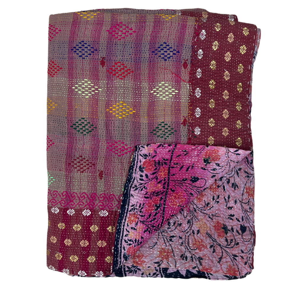 Midweight Kantha Quilt No. 792