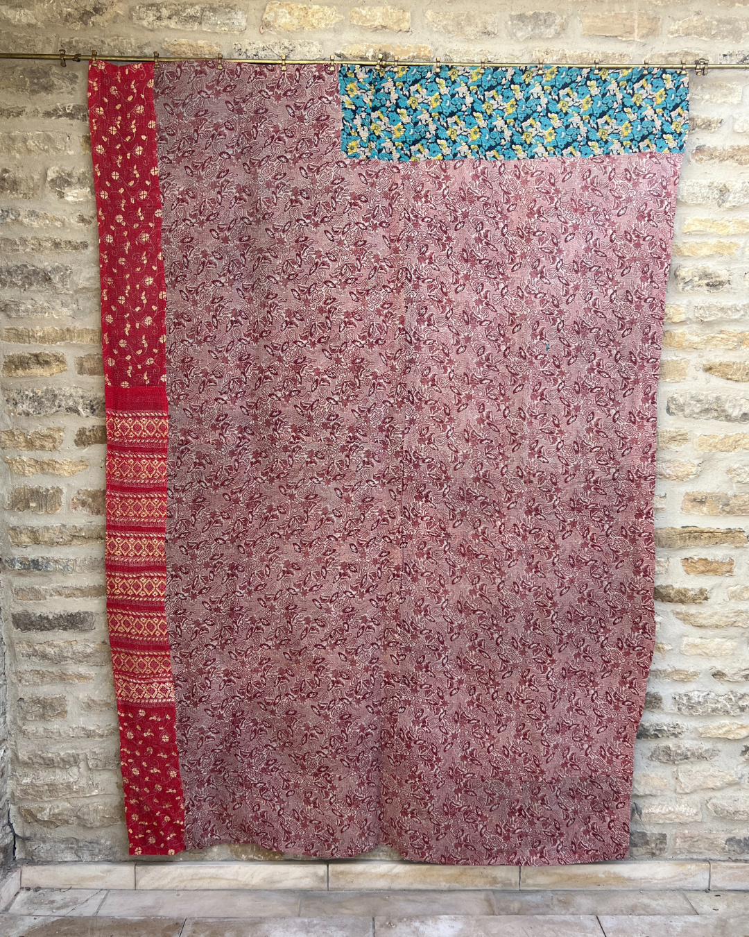 Midweight Kantha Quilt No. 785