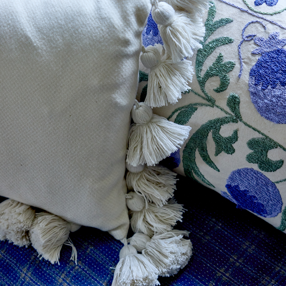 
                      
                        Blue & Green Rectangle Suzani Cushion 014
                      
                    