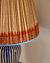 51cm Orange & Blue Vintage Sari Lampshade