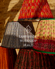  Silk Sari Gathered Lampshade Workshop