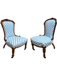  Pair of Slipper Chairs