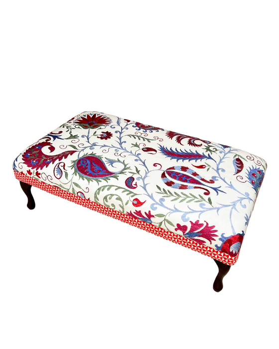 Suzani Footstool