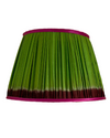 36cm Green Silk Sari Lampshade