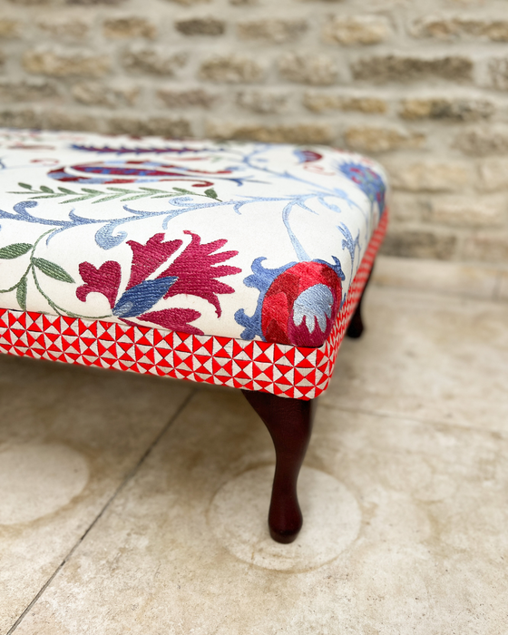 Suzani Footstool