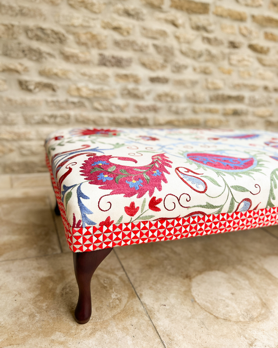 Suzani Footstool